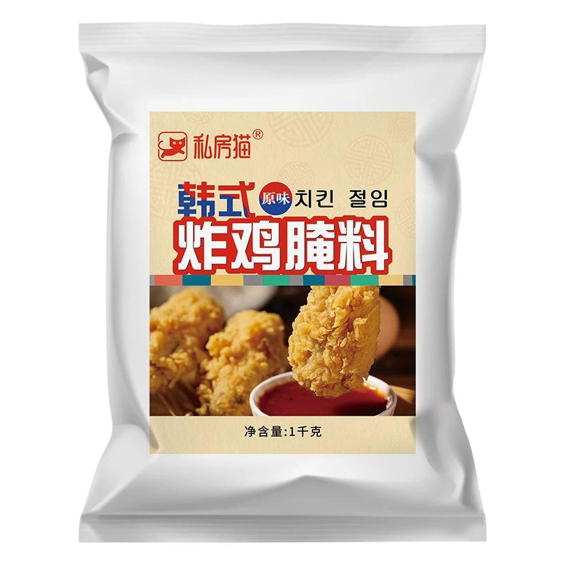 Частный Кот корейский жареный куриный маринад 1 кг приправа для барбекю Орлеанский маринад для барбекю Коммерческая Оптовая доставка