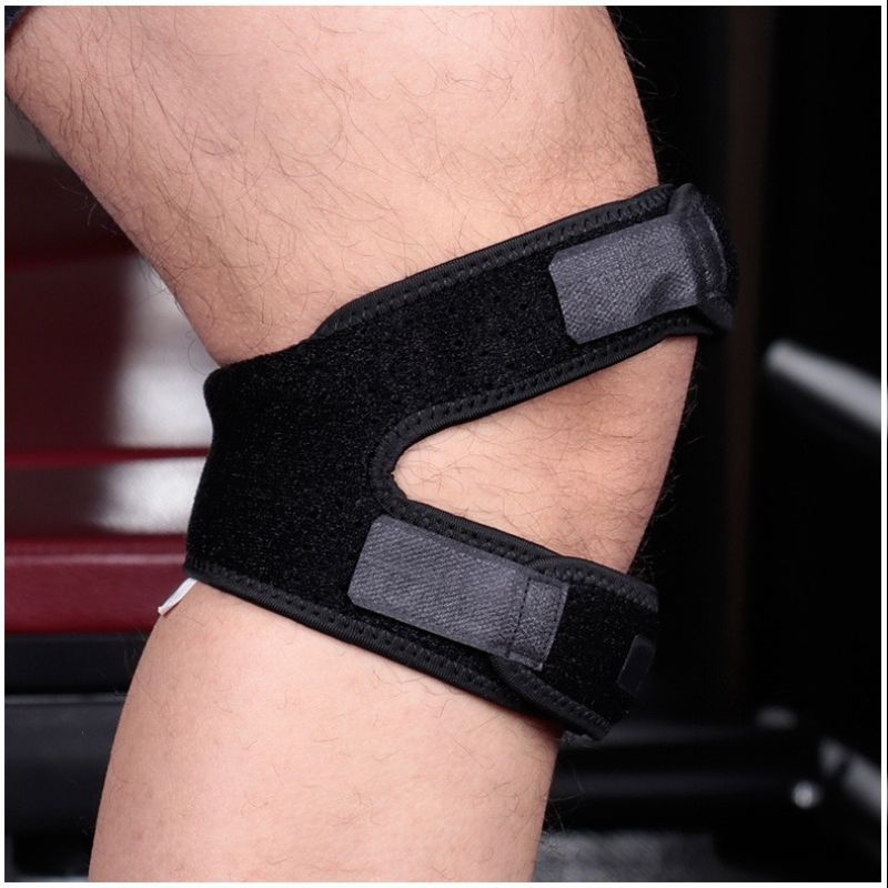 Kneecap belt factory wholesale running riding kneecap female fitness belt lightweight adjustable sports pressure kneecap belt