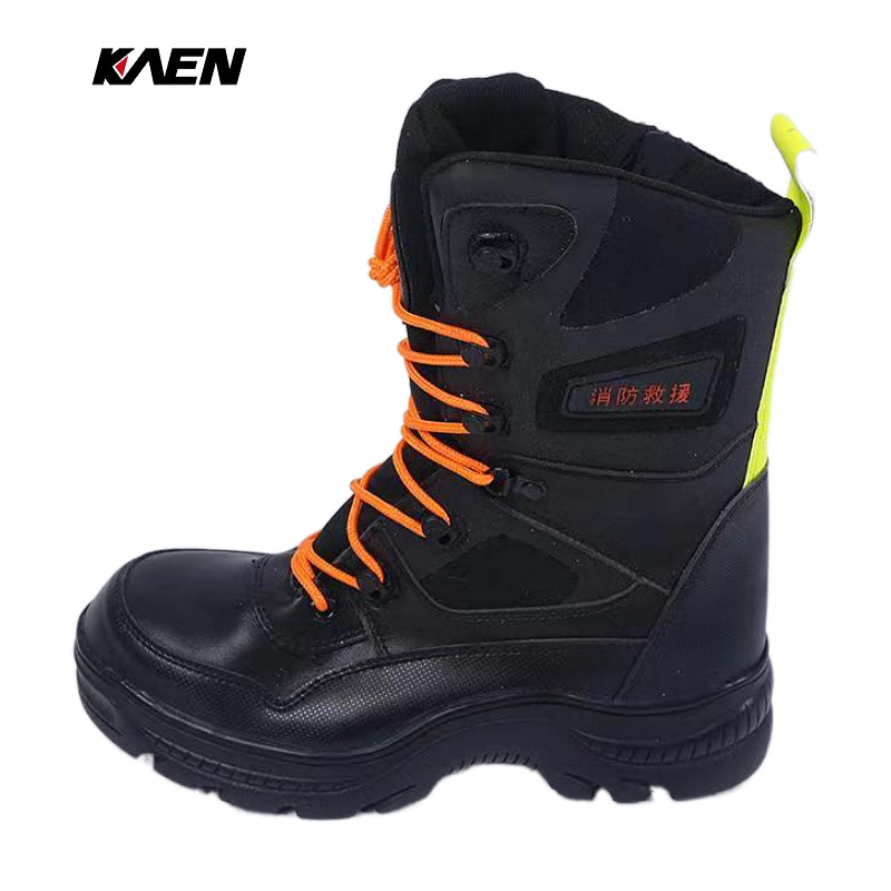 供应消防靴 消防员足部防护 抢险救援靴防砸防刺穿消防靴