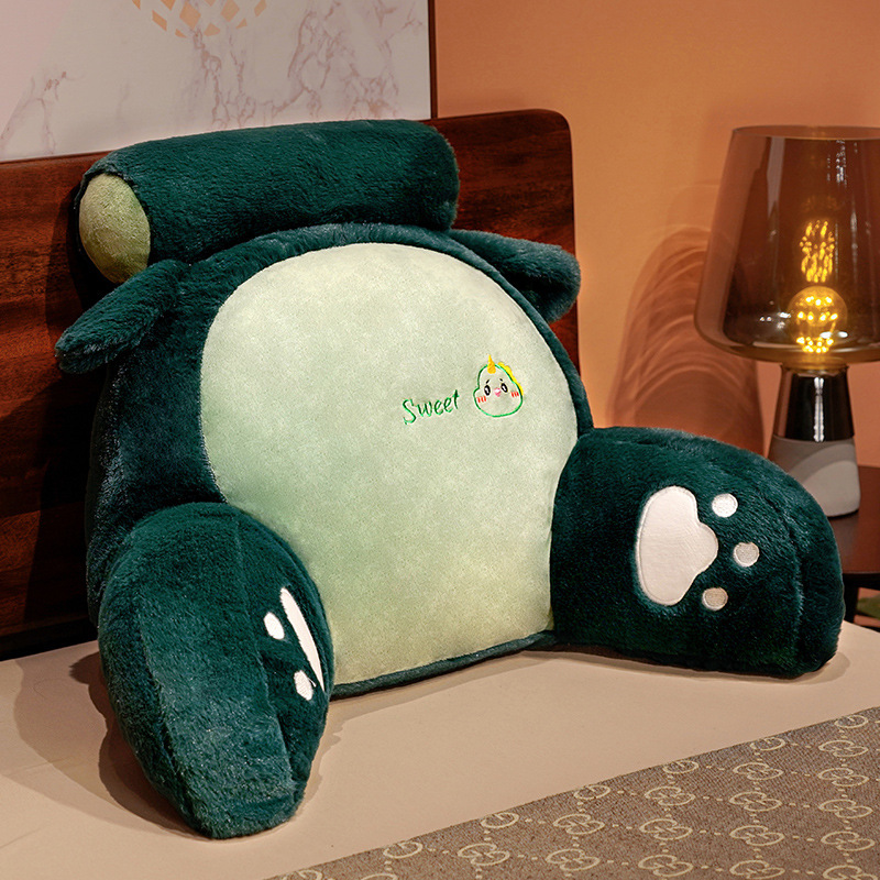 【Haoyue】 Dinosaurio verde oscuro de felpa