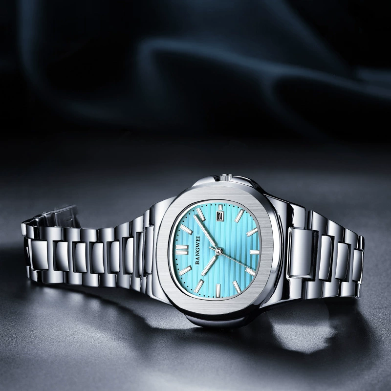 Men's quartz watches, swiss watch, fashionable trend steel belt, waterproof high quality men's watch