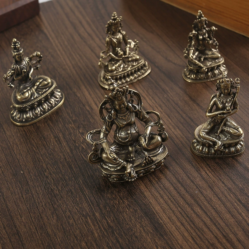 Brass Tieguanyin tea, copper metal resin decor, wholesale