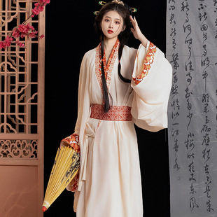 新款春秋成人女汉服马山楚墓战国袍拖尾直裾大放量日常战国袍-阿里巴巴