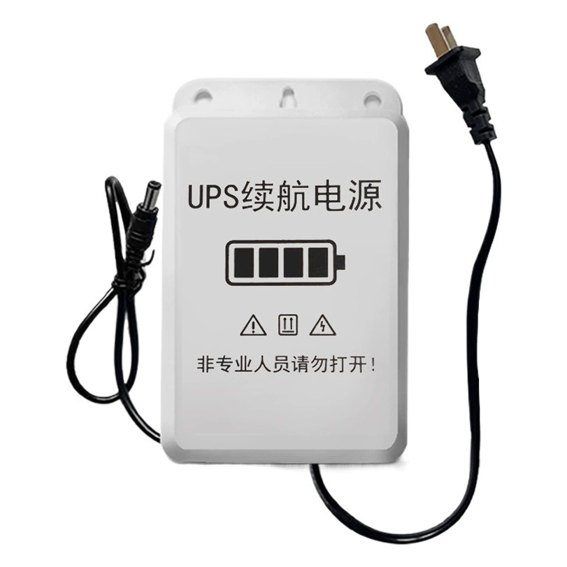 ИБП (источник бесперебойного питания) 12В для мониторинга, резервное питание для мини-оптического модема/роутера, аккумулятор для защиты от сбоев в электросети