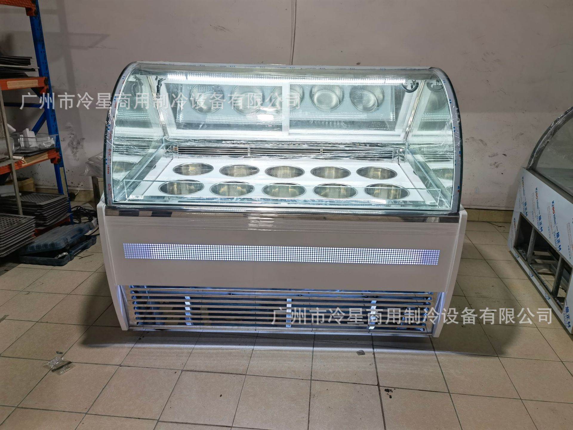 哈根达斯10桶冰淇淋展示柜冷冻展示柜110V60HZ低温风冷冷冻冰箱