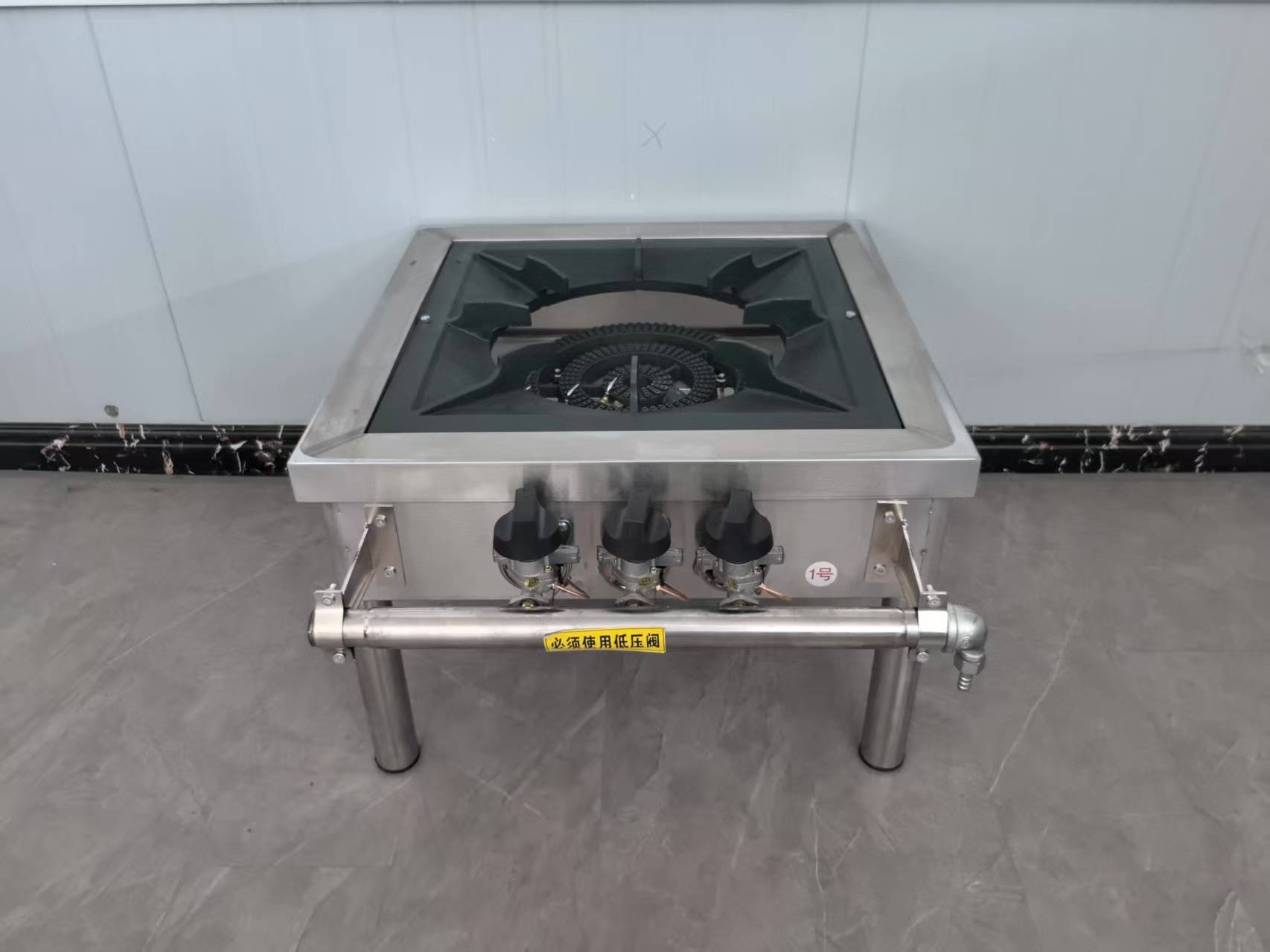 [화염정지방지 전자점화] 단안 3링/액화가스, 저압에 적합