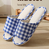 Summer non-slip slippers for beloved indoor, cotton and linen