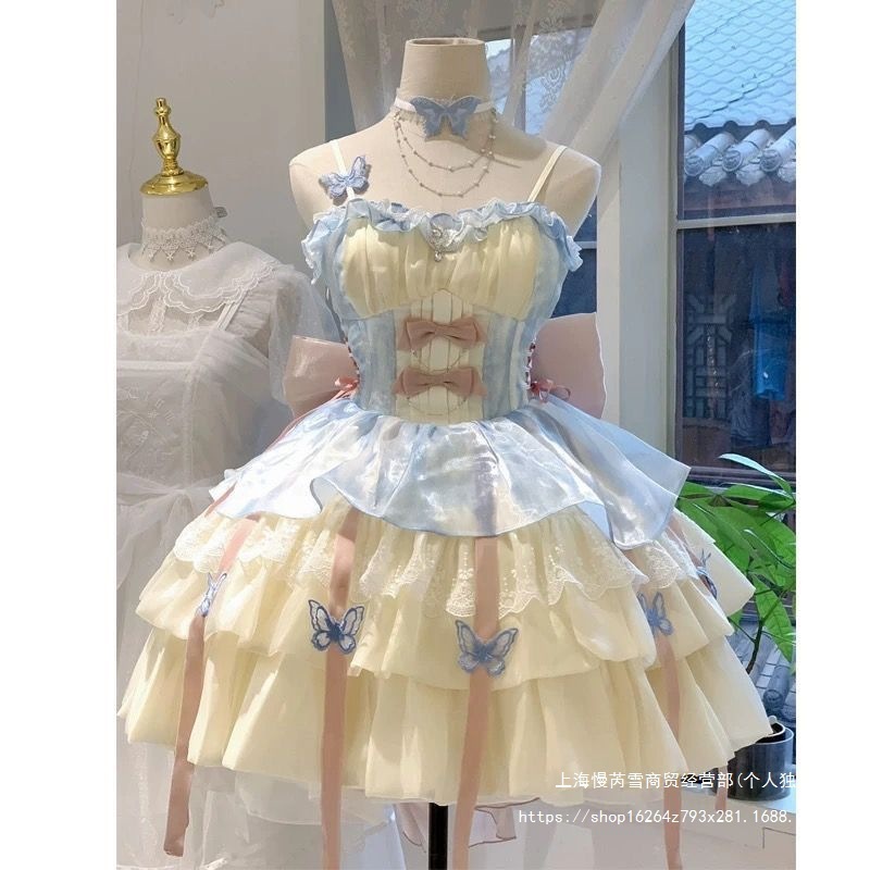 2025年新作の小さなドレスは、プリンセスのスーパーフェアリーの誕生日、大人のギフトのサスペンダーチュチュスカートとして日常に着用できます。|undefined