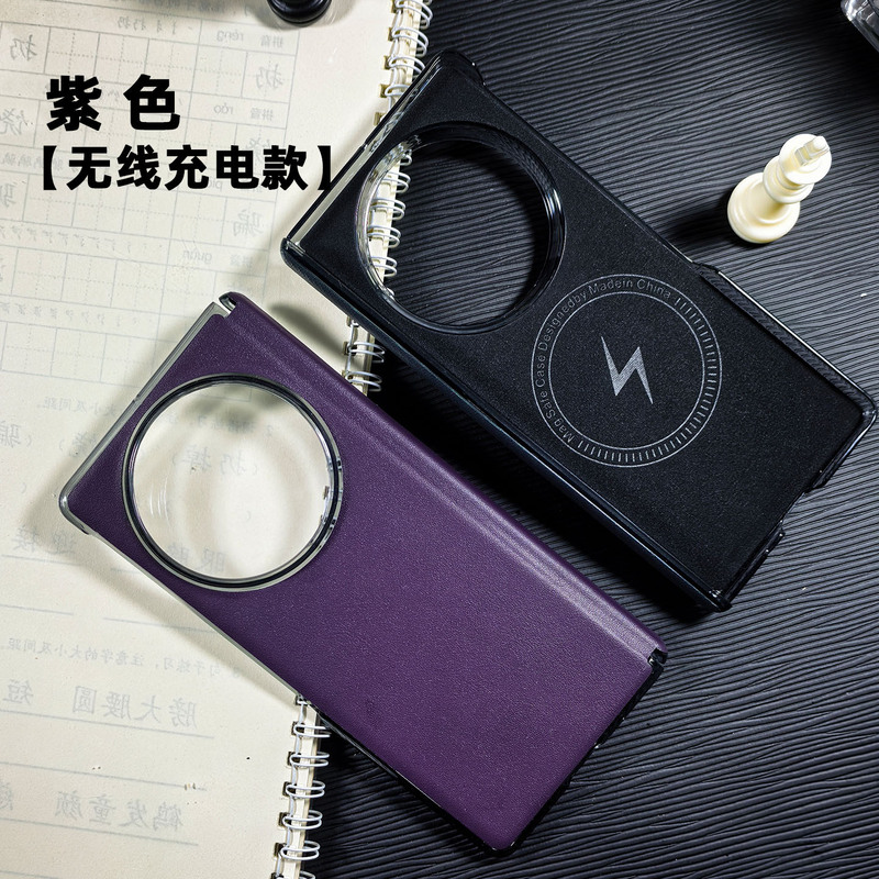 vivoxfold5 中央軸オールインクルーシブ折りたたみ保護携帯電話ケースビジネスプレーンレザーパターン落下防止保護ケース磁気吸引に適しています|undefined