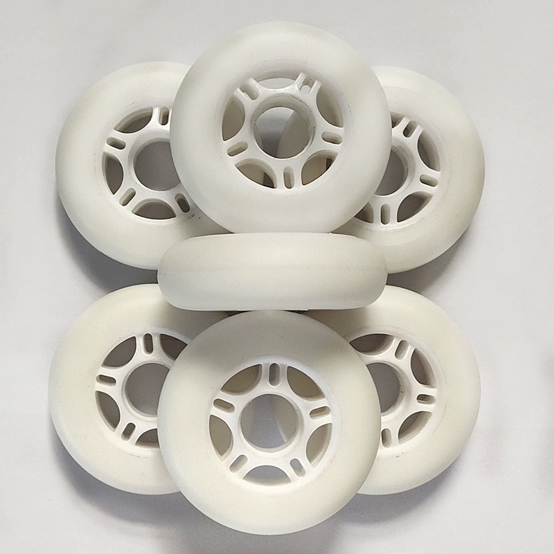 Производитель колесных коньков колесо для скейтборда 76*24 полиуретановое пятизвездочное колесо PU немой скутер без мигания колесо