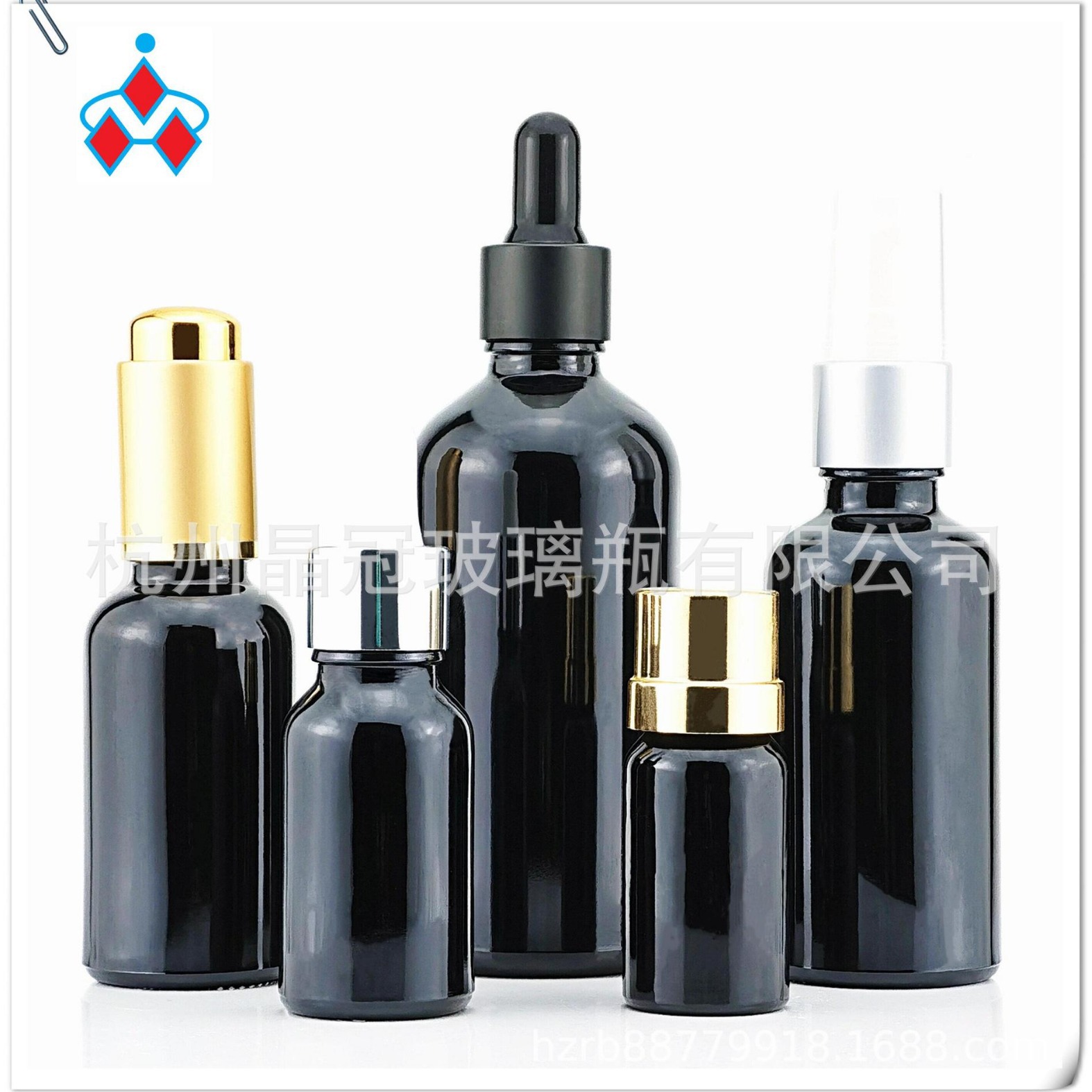 10ml 30ml 50ml黑色精油瓶 精油瓶厂家供应（欢迎来电咨询）