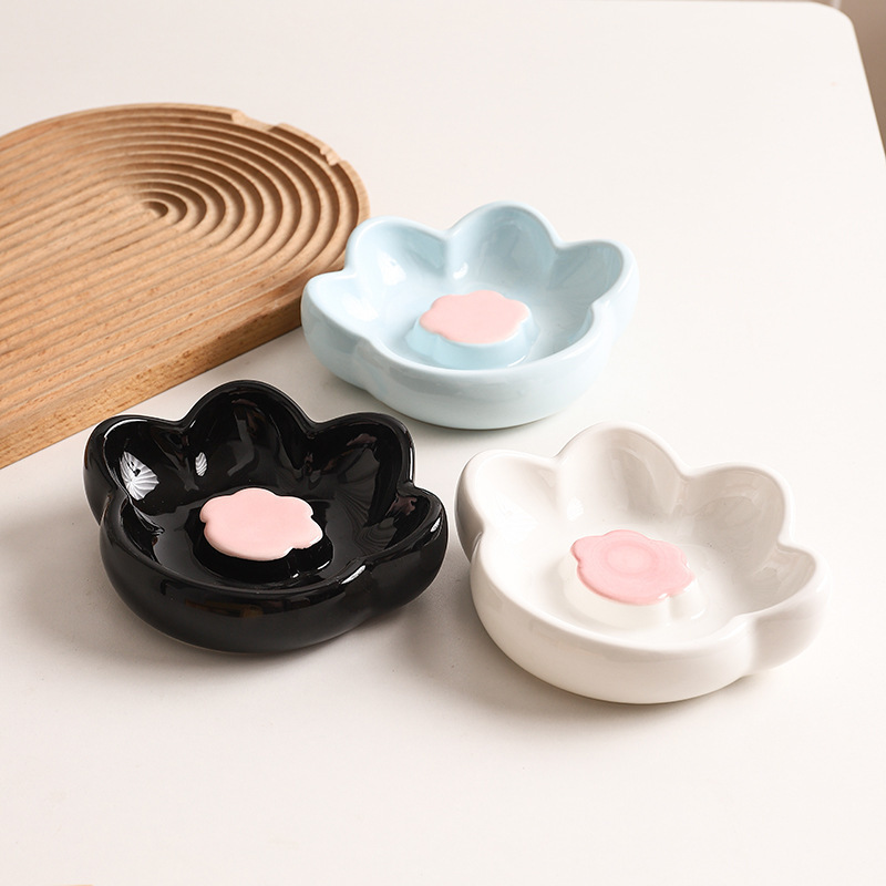 Ceramic Pet Slow Feeder Bowl and Plate, Neck-Protecting Cat Bowl, Cat Meal Plate, Anti-Choke Slow Eating Cat Food Bowl, Dog Food Bowl, Food Tray Ceramic Pet Slow Feeder Bowl and Plate, Neck-Protecting Cat Bowl, Cat Meal Plate, Anti-Choke Slow Eating Cat Food Bowl, Dog Food Bowl, Food Tray
