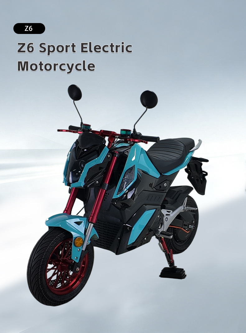 Manufacturer exports Z6 electric motorcycle, two-wheeled high-power off-road electric motorcycle for adults, available for global export and sample request