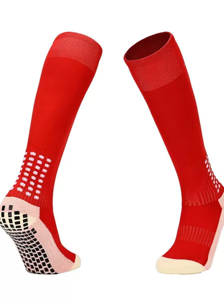Professional Competition Adult Football Socks for Men and Women, Long-Tube Over-The-Knee Non-Slip Towel Bottom Thickened Sports Socks, Breathable Training Socks