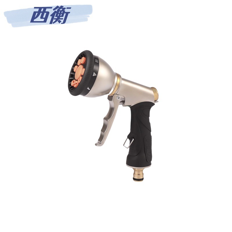 High-pressure car washing machine cleaning water gun head household car washing water spray head artifact tool tap water big silver