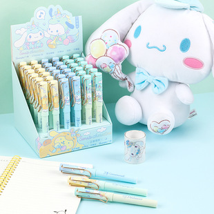 Guangbo 82044 genuine Sanrio unicorn erasable blue pen cartoon EF tip student posture practice pen