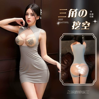 美诱佳欲感交融裸臀开档连衣裙性感调情免脱诱惑情趣内衣