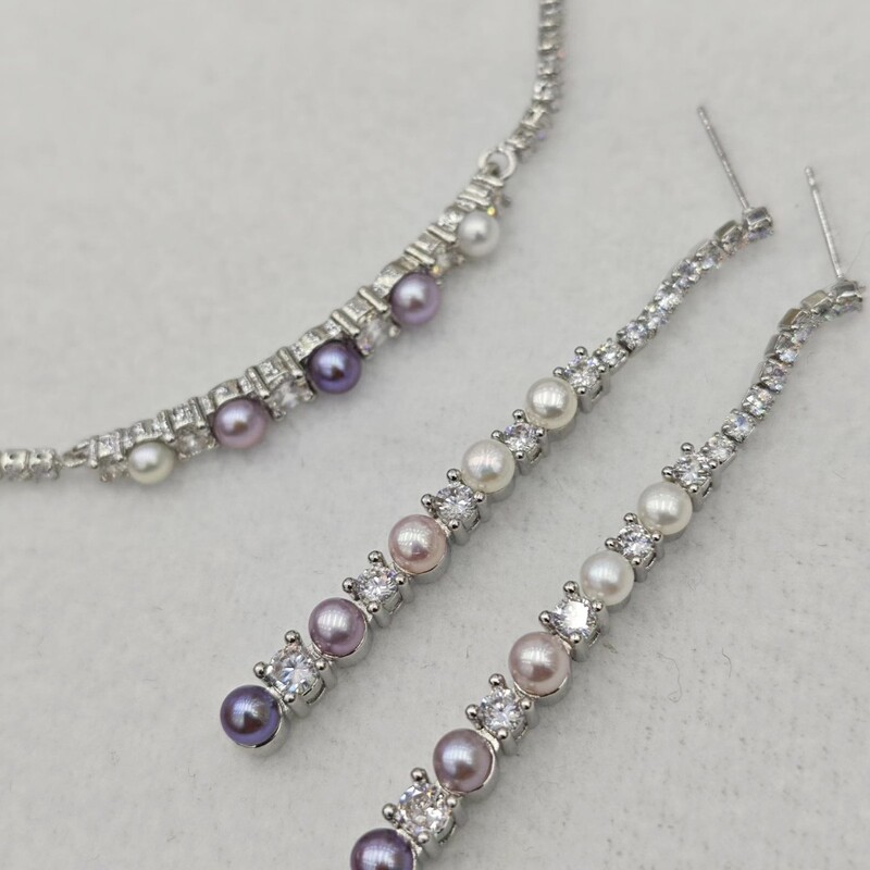 Korean-Style Zircon Balance Beam Pearl Bracelet, Exquisite and Luxurious High-End Bracelet, Zhao Lusi's Same Style Elegant Hand Jewelry for Women
