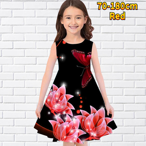 E-commerce Personalized and Beautiful Princess Dress with 3D Printing for Older Children - Cute and Elegant Princess Dress