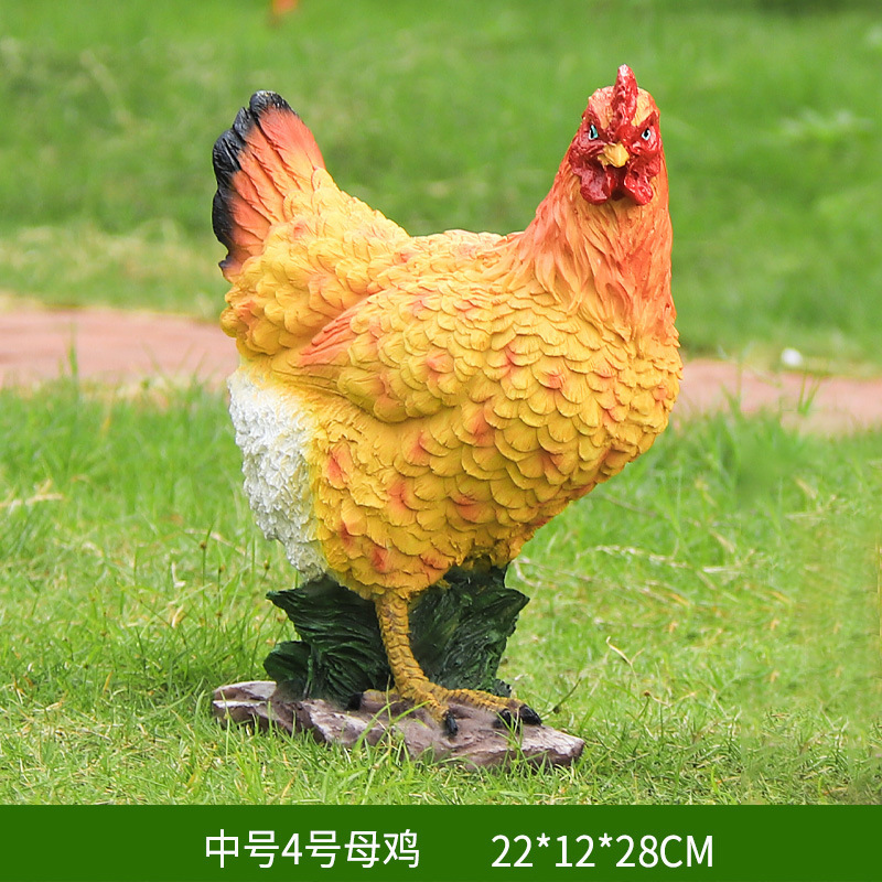 玻璃钢公鸡母鸡雕塑 thumbnail 22