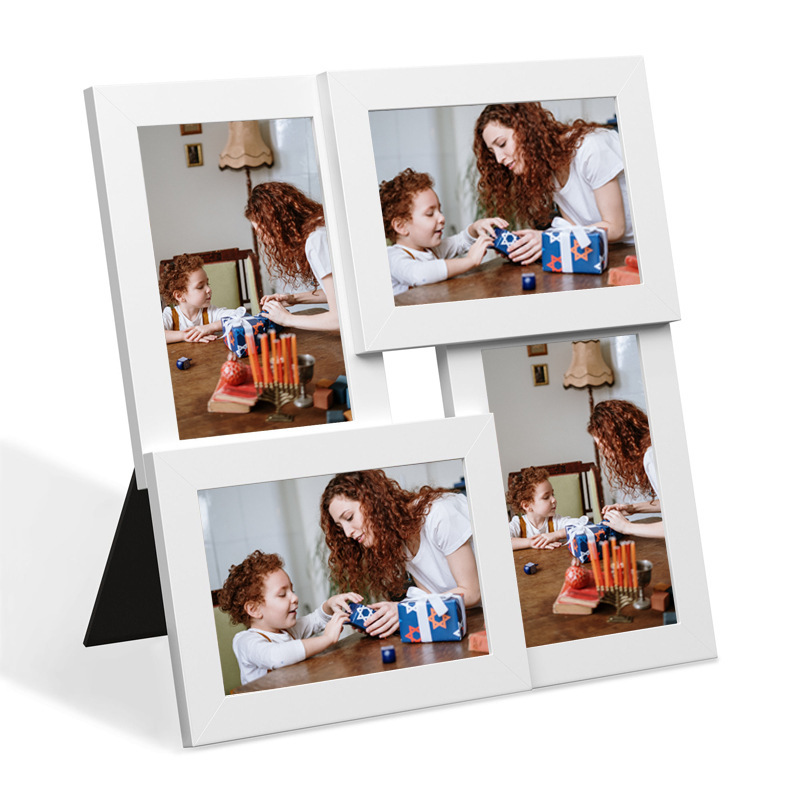 Cross Border Collage Combination Photo Frame 4x 6 Family Photo Wall Hanging or Desktop Placing Photo Frame Photo Wall Wedding Dress