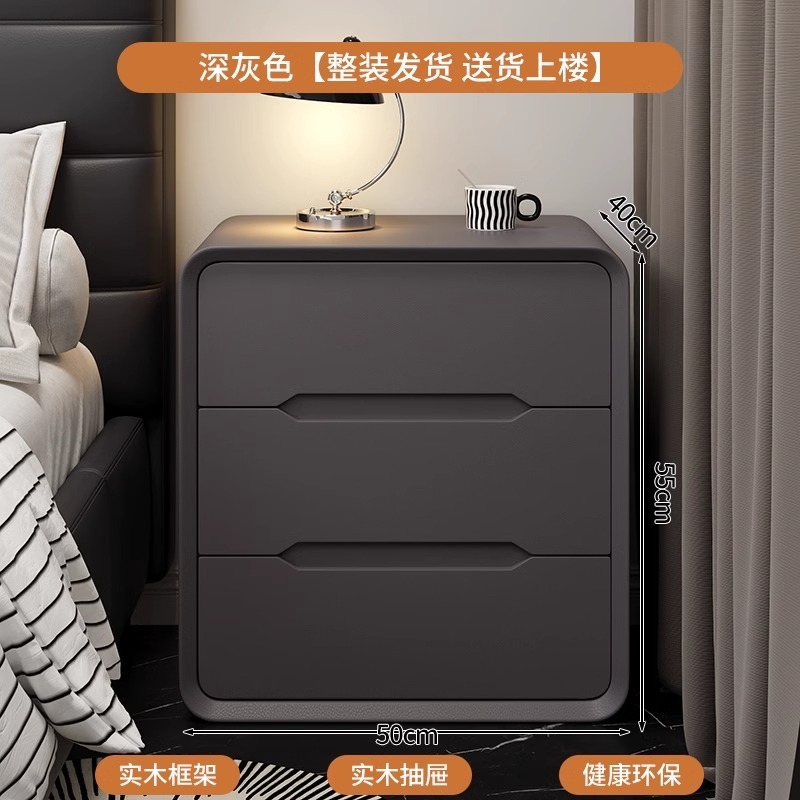 中古风床头柜小户型2025新款实木出租屋家用卧室床头置物架床批发|undefined