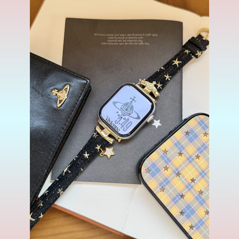 Star Cowboy Saturn Is Suitable for Apple Watch Applewatch Strap Niche Women's Watch iWatch Summer