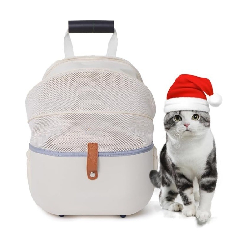 アップグレードの宇宙バッグ猫のバッグは外に出て通気性のあるペットのバックパックを持って折り畳みペットのバッグ猫のバックパックを持っています|undefined