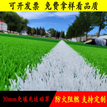 襄景仿真草坪运动草免填充足球草假草坪足球场橄榄球场人造草坪垫
