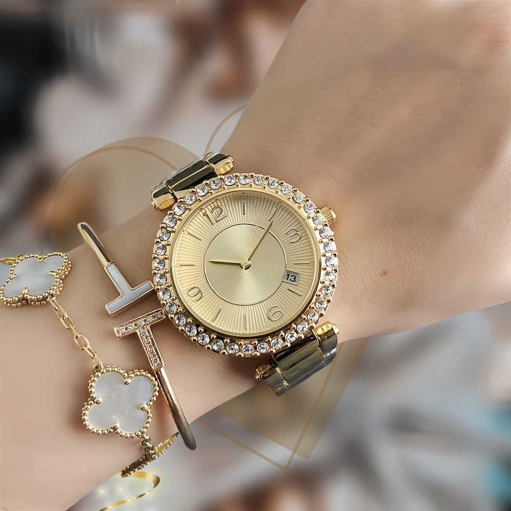 여성용 안개꽃 시계의 새로운 모델, 밝은 별이 빛나는 하늘 스틸 밴드 시계, 인터넷 유명인 상품, 패션 트렌드 쿼츠 시계 DW 도매
