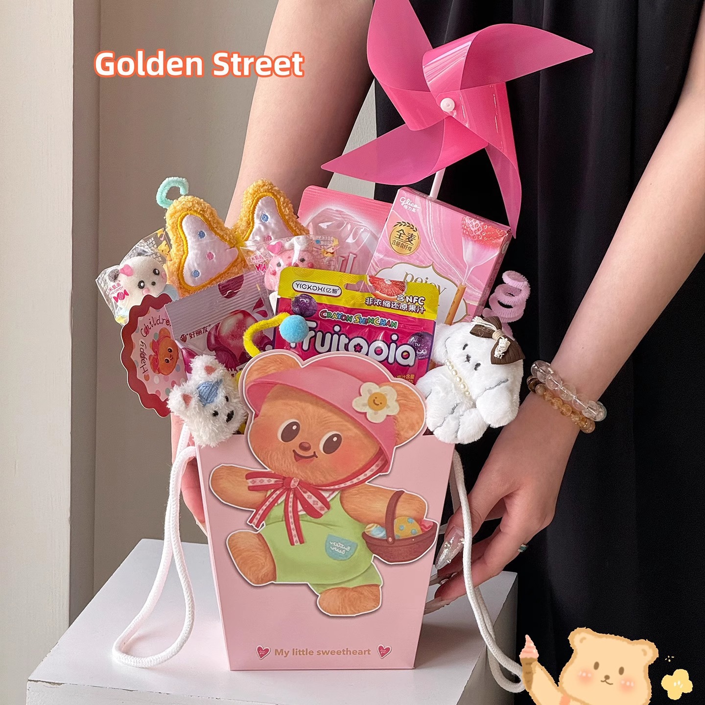 Bolsa Portátil para Flores y Regalos de Cartulina Blanca para Ramos de Flores y Regalos image 3