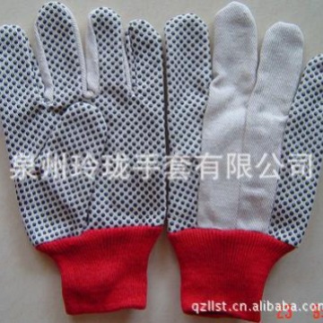 厂家供应LP01点塑手感舒适透气性强点珠手套劳保手套