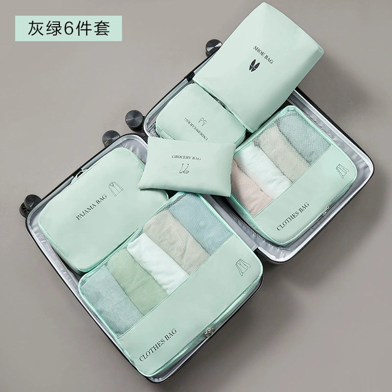 Storage system, set, suitcase for traveling, folding pack, underwear, storage bag