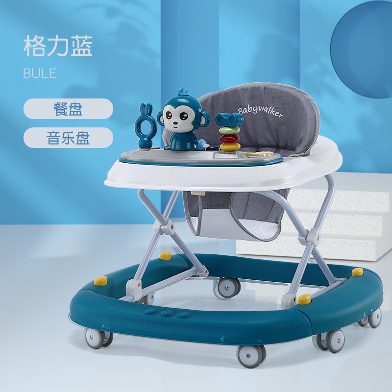 Caminillo para bebés con piernas anti-o, carro multifuncional anti-side, carro para bebés que se pueden sentar y empujar para conducir