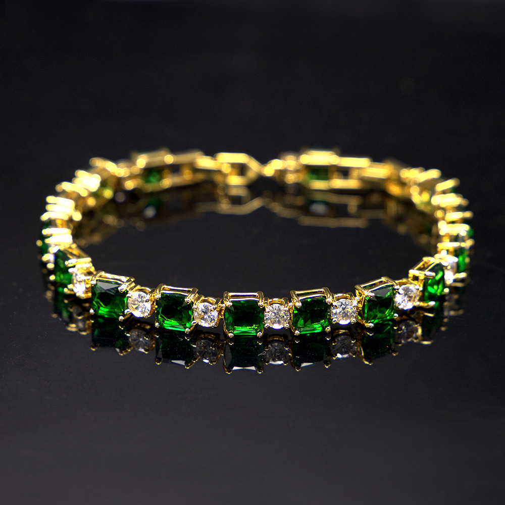 25g Weight Zircon Inlay Material Bracelets Classification 1 Piece Quantity Daily Occasion Copper Material Water Droplets Pattern Women'S Gender Inlay Design Fashion Style 1 Piece Fashion Water Droplets Copper Inlay Zircon Bracelets 3