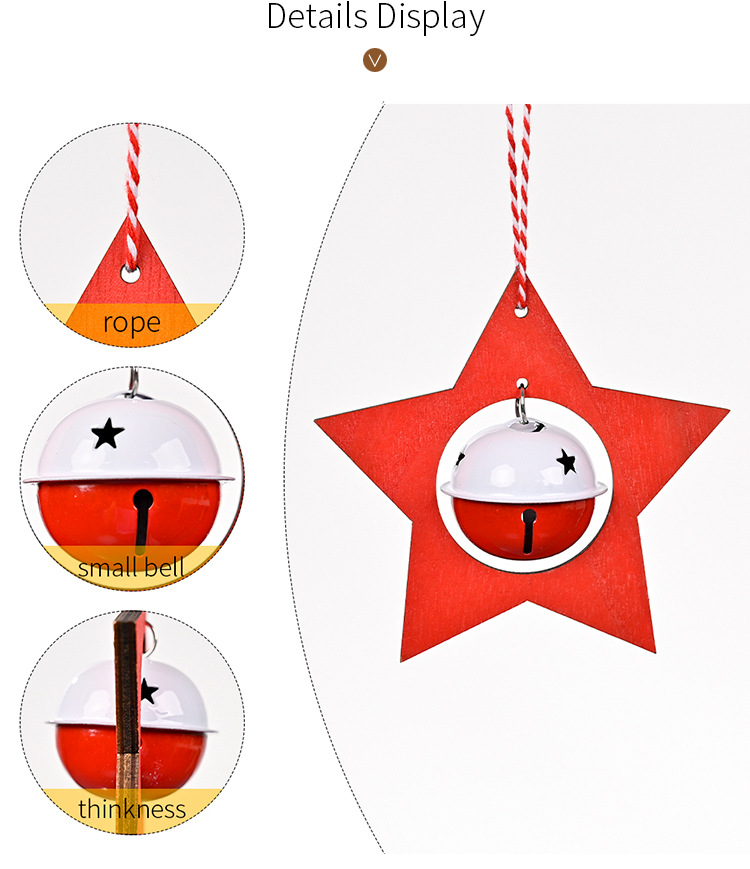 Christmas Non-woven Bell Pendant Decoration Wholesale Nihaojewelry display picture 10