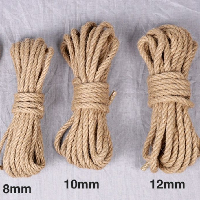 6.0MM原色麻棉蜡绳 衣服吊牌线手工麻绳服装辅料箱包鞋帽编织绳