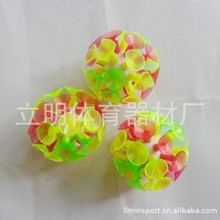 粘靶球不发光粘粘球 抛接球吸盘球 吸板球亲子游戏互抛球吸盘粘球