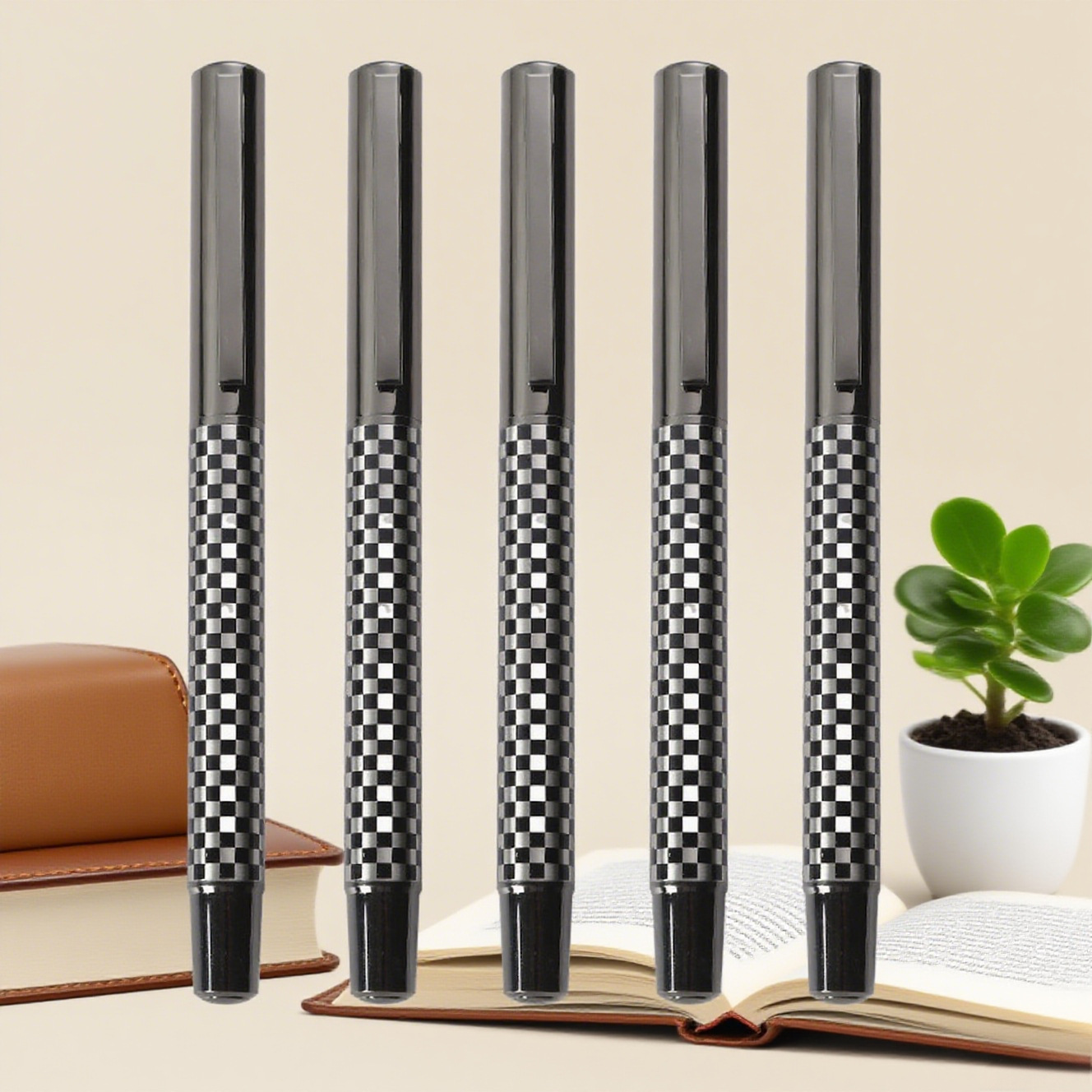 New matte carbon fiber metal signature pen, high-end business rollerball pen, logo gel pen, in-stock wholesale