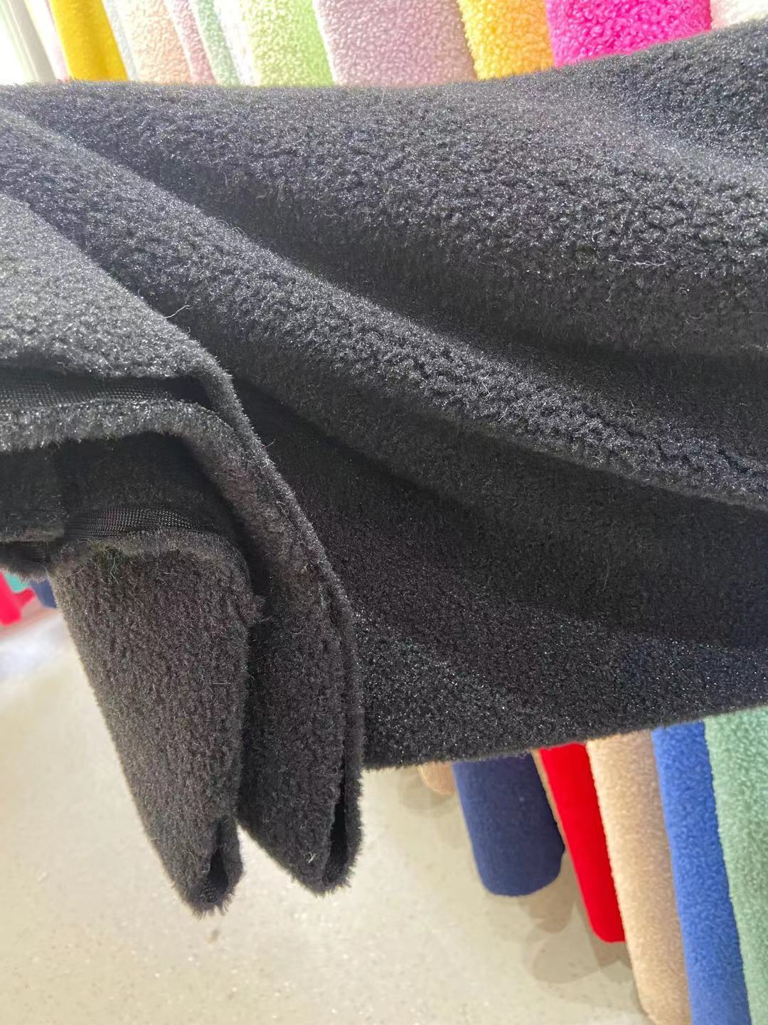 Nuevo en stock super suave Hao cachemir de Cachemira imitación Cachemira grano terciopelo tela Otoño e Invierno ropa juguete bufanda tela