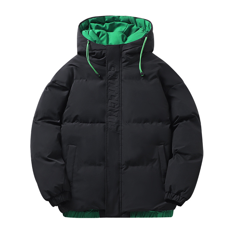 Men's Clothing Cotton Padded Jacket, Silk cotton Jacket, Autumn And Winter New Style, Plush And Thickened, Trendy Brand, Trendy Cotton Padded Jacket_voghion.com