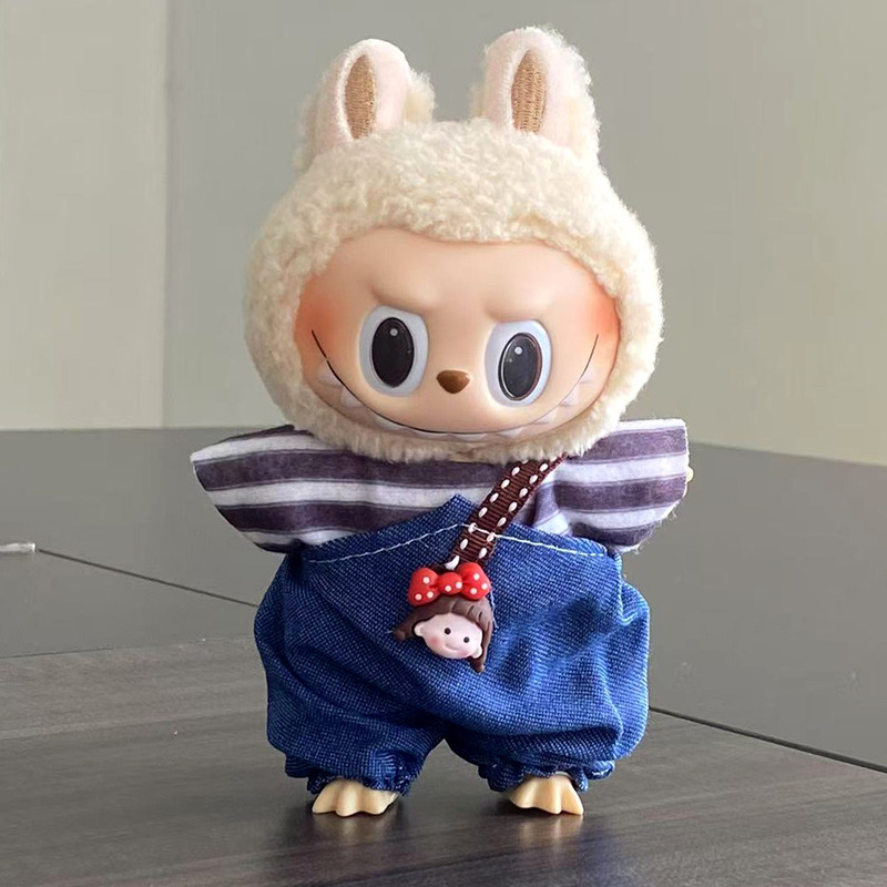 ラブブベビー服 ラブブ服 17cm 1代目・2代目・3代目ぬいぐるみ ビニール人形 着せ替えスカート 着せ替えセット|undefined