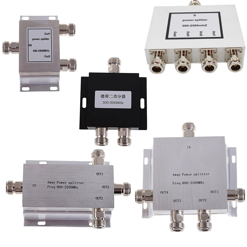 N型母头功分器微带二功分一分二 一分三 一分四分配器380-2500MHZ
