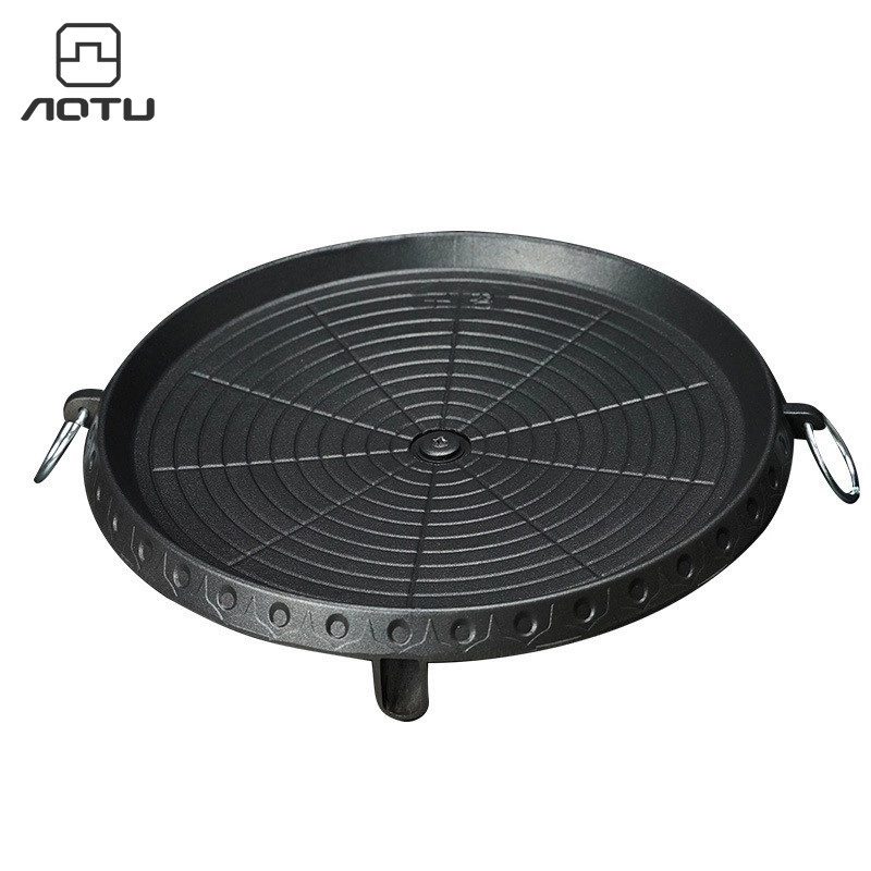 Вогнуто-выпуклая наружная круглая форма для выпечки Maifan каменная плита для барбекю антипригарная сковорода принадлежности для барбекю трансграничные AT6351