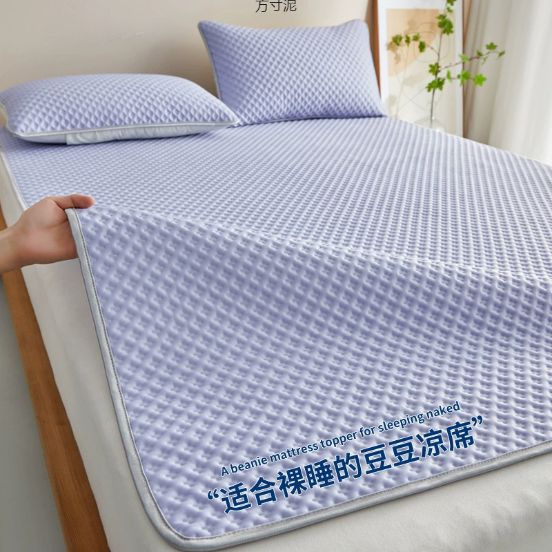 Mat, summer set, silk mattress for bed, 3 piece set