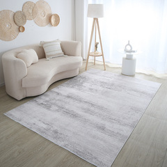 Satin Wool Living Room Sofa Coffee Table Rug Bedroom Striped Pattern Home Use Simple Modern Rug Nordic Style