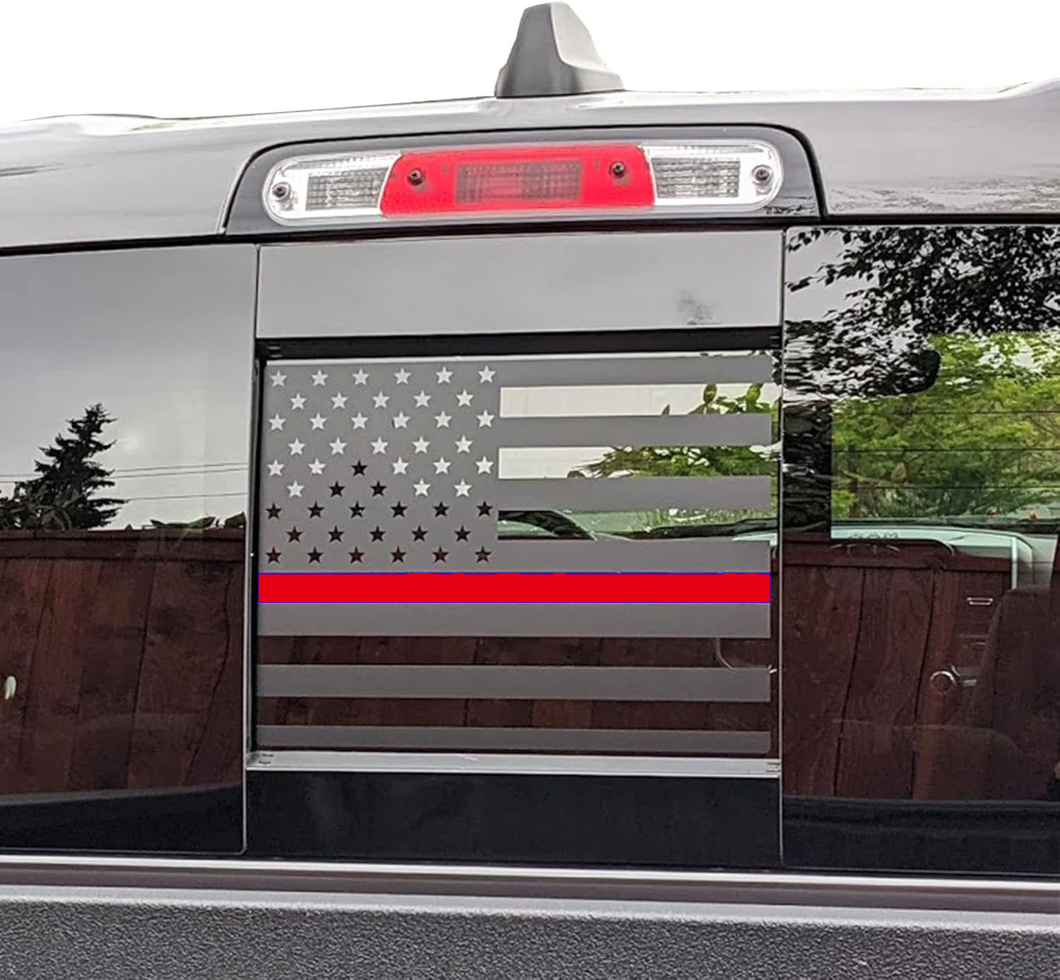 Aplicable para Ford Ventana trasera de la bandera de los Estados Unidos Auto pegatinas F150 F250 Ventana de vidrio vinilo pegatinas