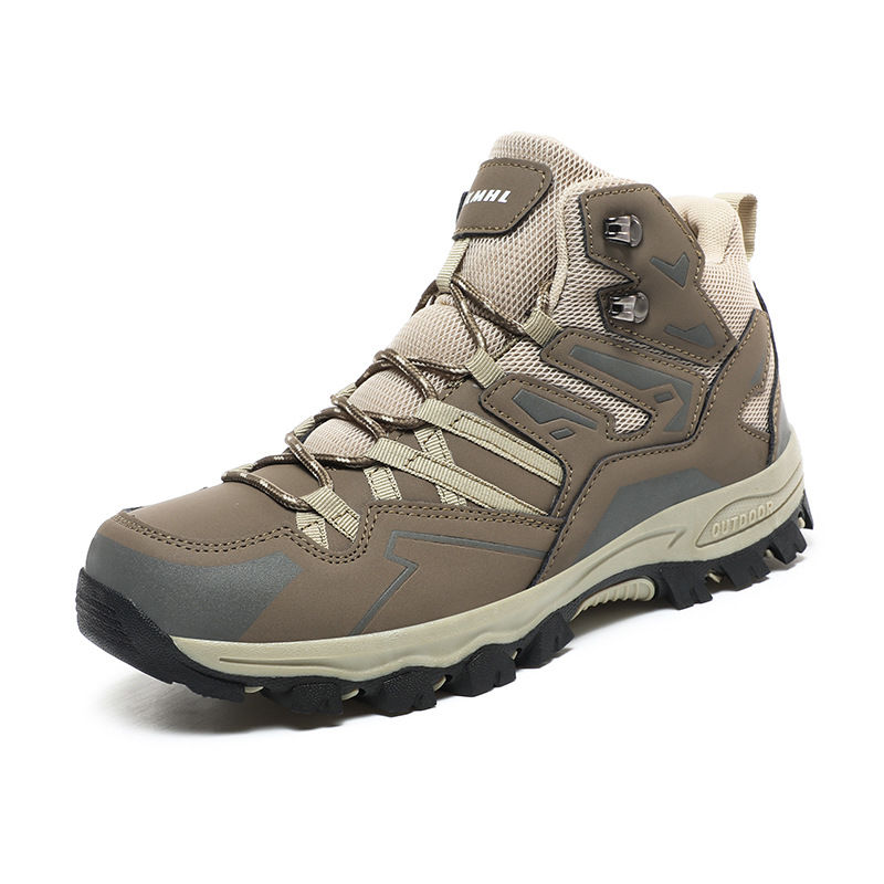 Más tamaño transfronterizo Nueva pareja de zapatos de senderismo de malla transpirable al aire libre zapatilla de deporte acampar fuera de la carretera senderismo zapatos de los hombres y las mujeres