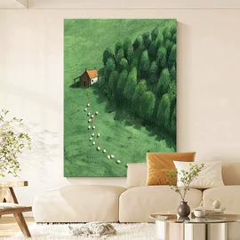 工艺画;现代装饰画;油画