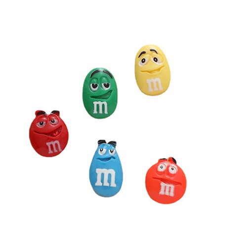 Fun jelly beans diy mobile phone case beauty materials cream plastic jewelry box resin jewelry accessories emoticon beans